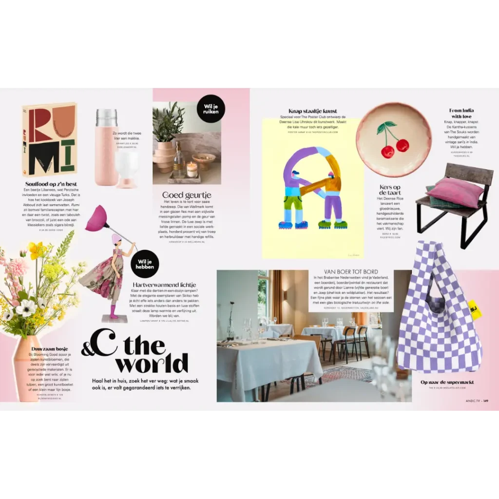 SKITSO Little Girl Ortance in AndC Magazine shopping pagina &C the world